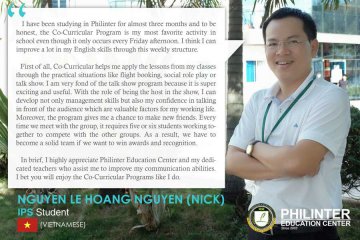 【宿务游学体验谈】PHILINTER的游学体验